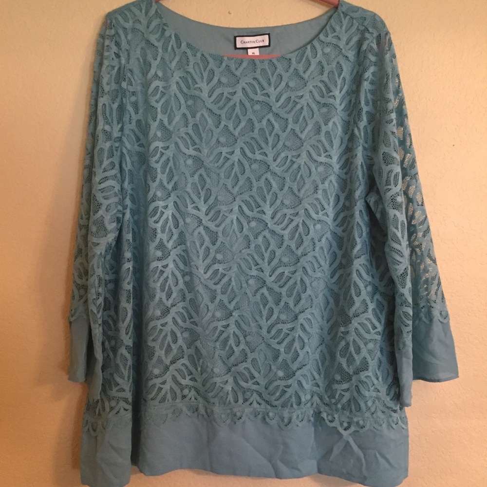Charter club lace top